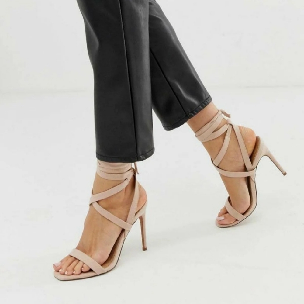 ASOS DESIGN Hollis barely there heels